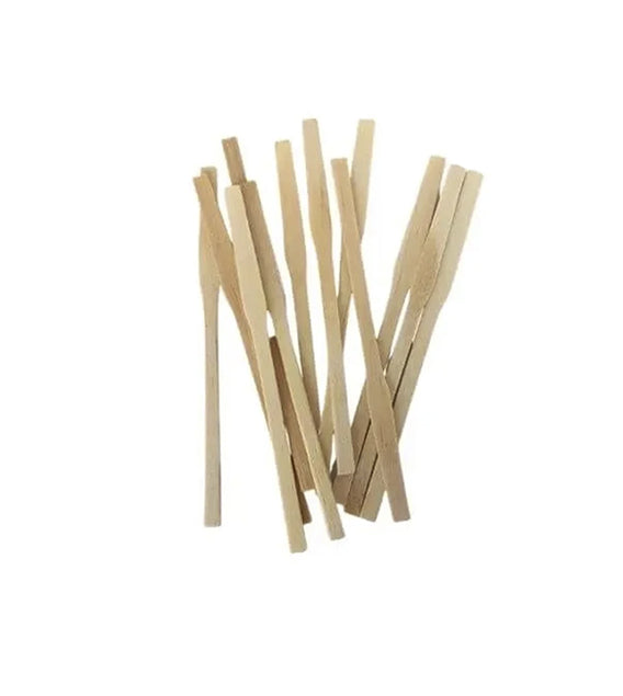 Mexedor Madeira 9cm Café Curto - 500 unidades Biodegradável
